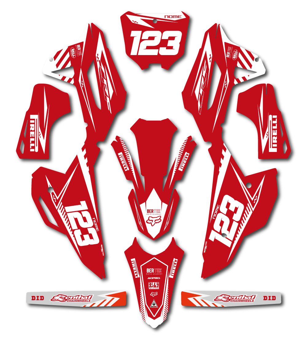 Grafiche moto semi personalizzate