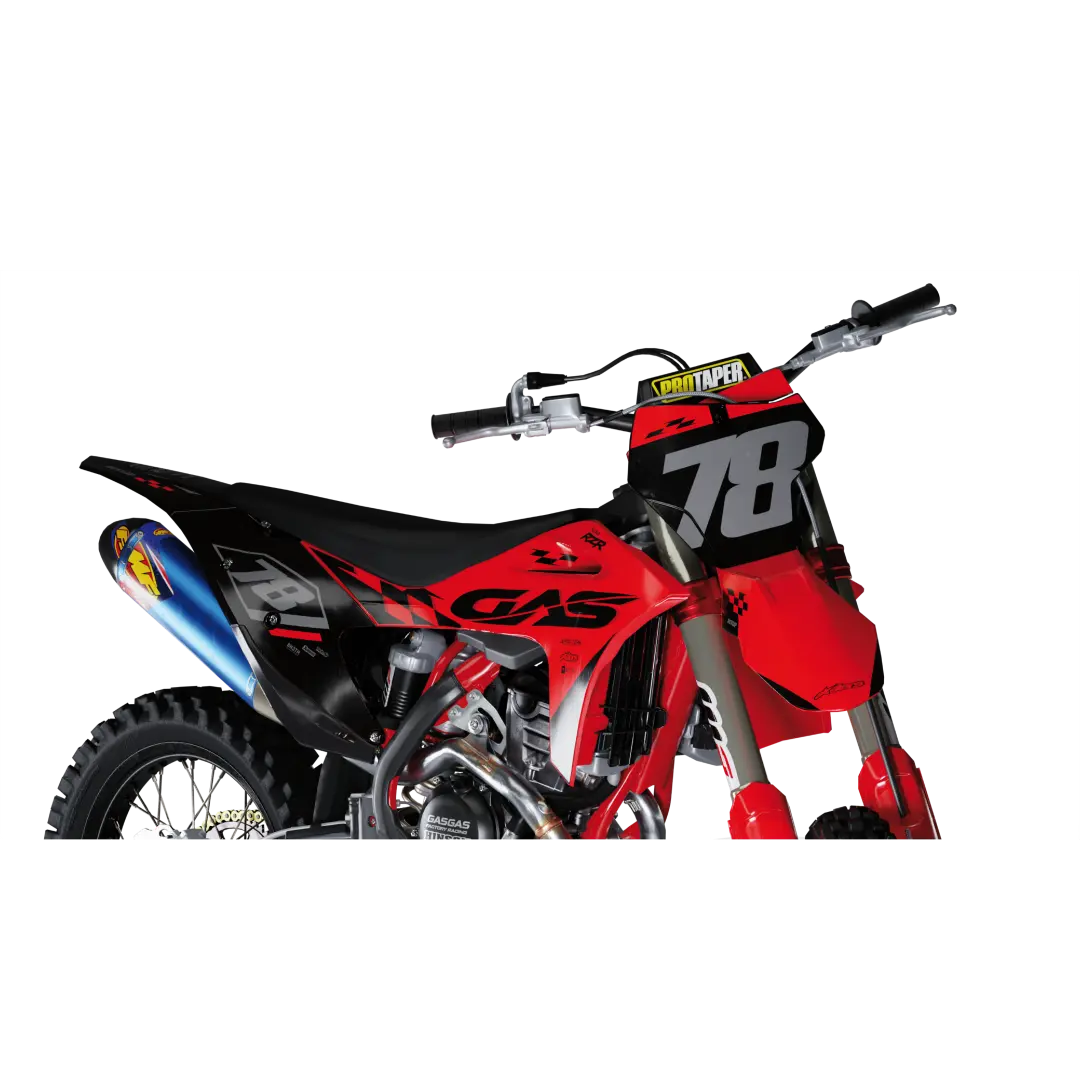 Kit Grafiche Motocross GASGAS Racer Black Red