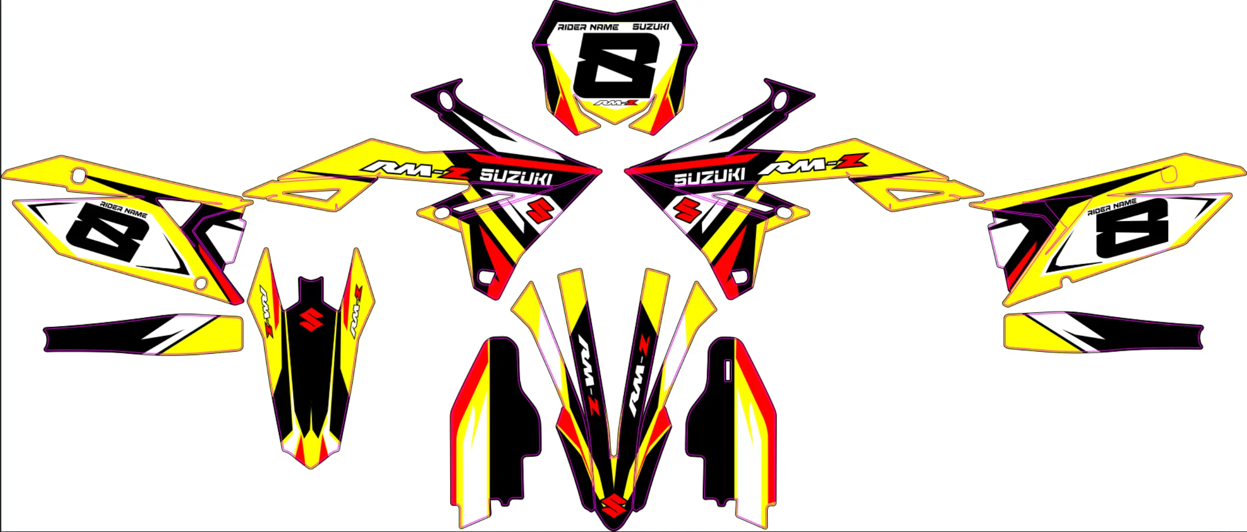 Kit Grafico Suzuki Spirit