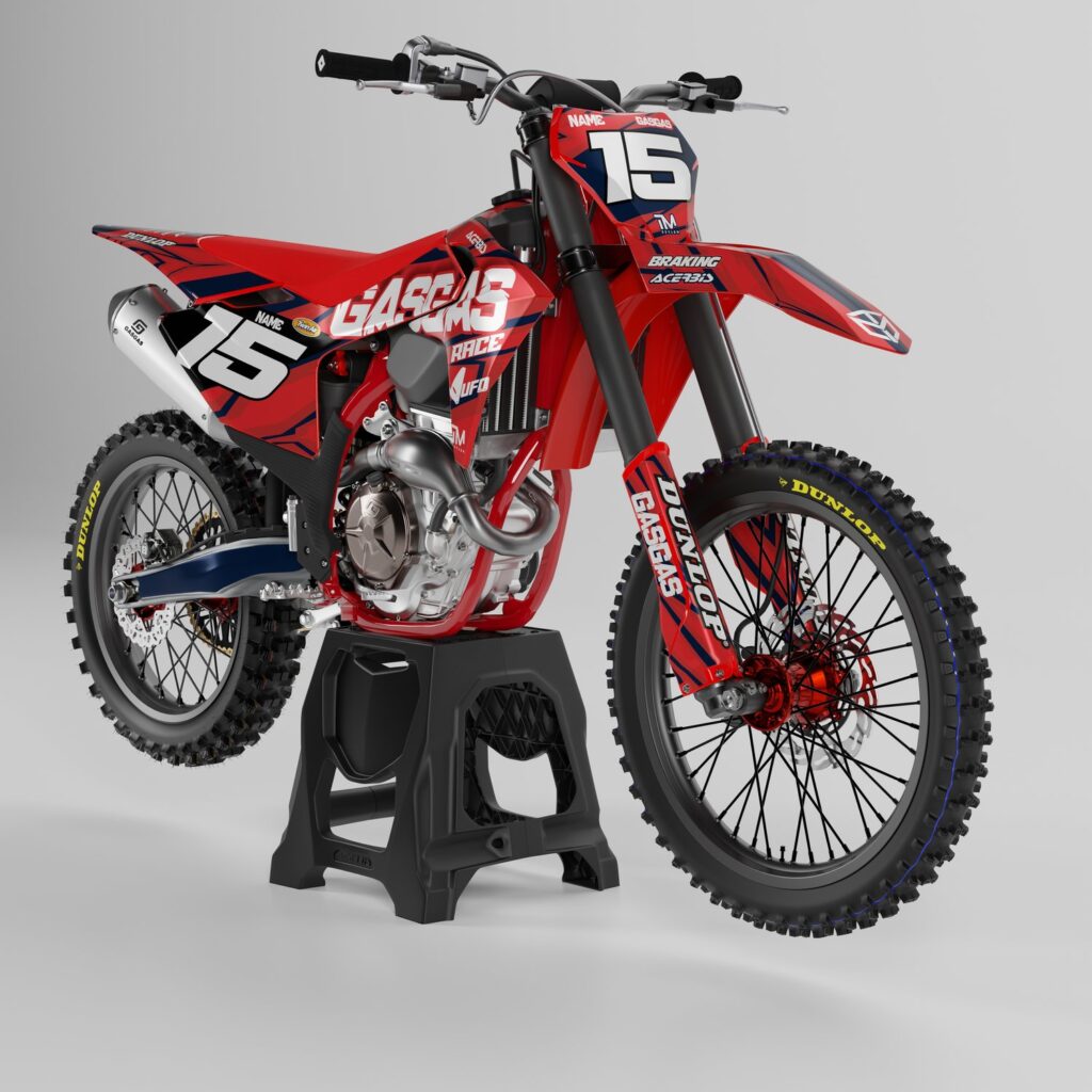 GASGAS 300 factory grafiche adesive personalizzate compatibili mc mcf ec ecf enduro motard motocross