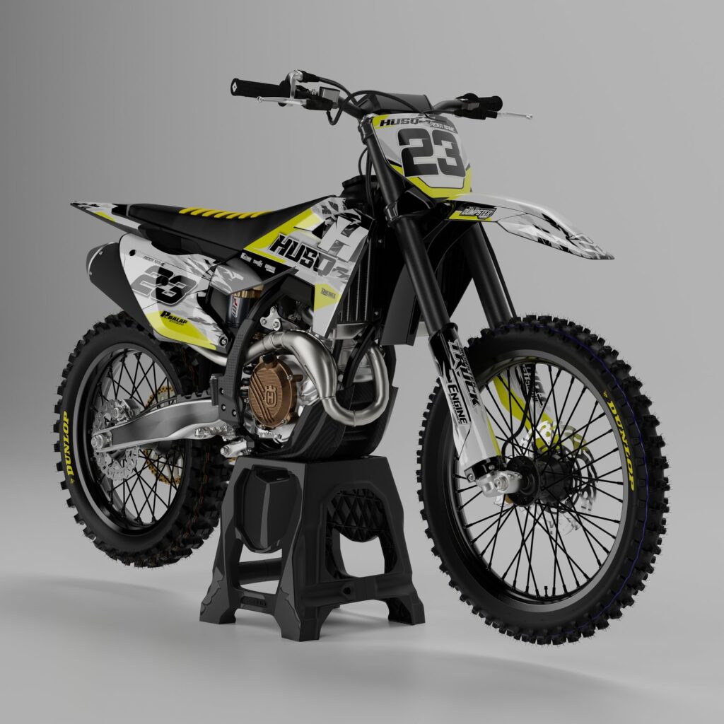 Husqvarna 250 excel – Kit Grafiche Adesive Compatibili con Modelli FC, TC, TE, FE e Supermoto