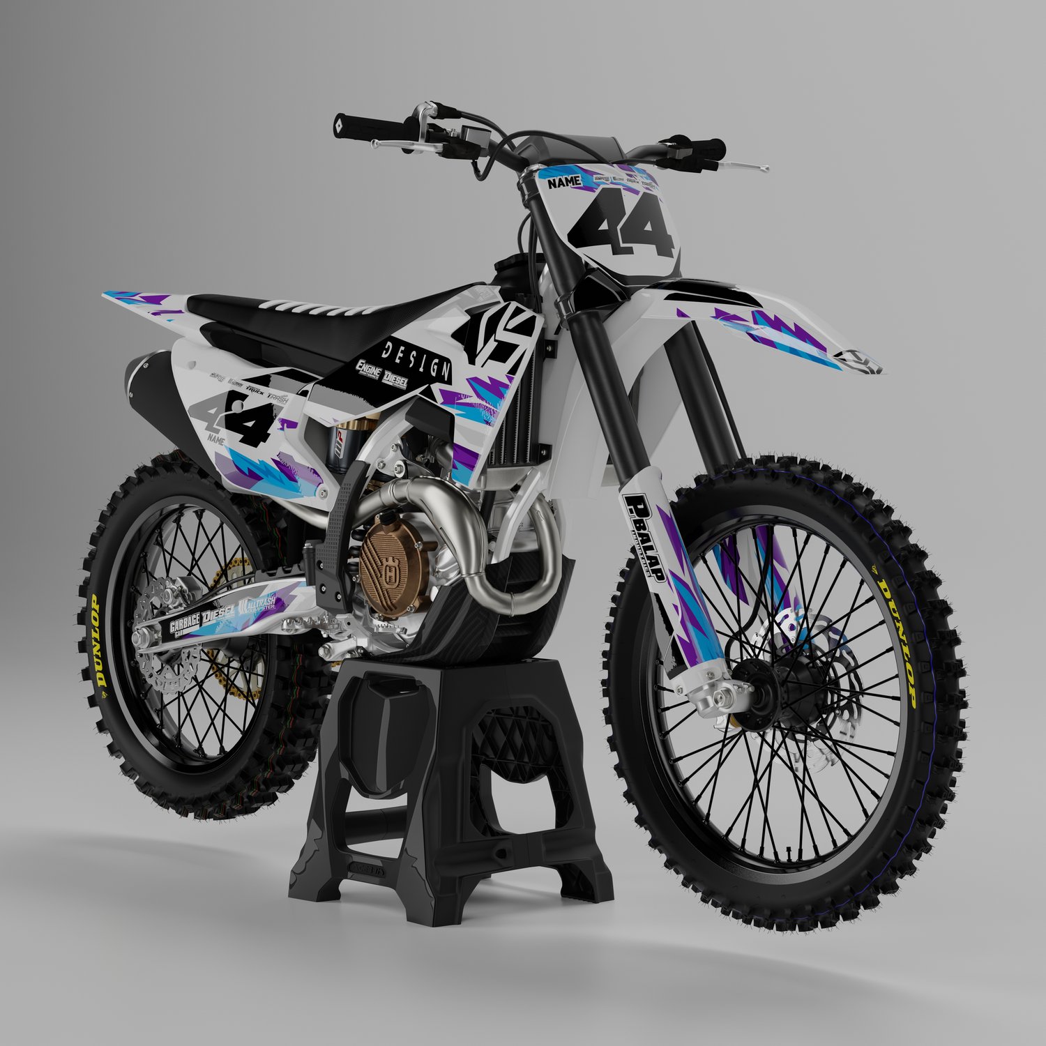 Husqvarna 350 pbr Compatibili con i principali modelli Husqvarna: TC 50 / 65 / 85 / 125 / 250 / 300 – 2T FC 250 / 350 / 450 – 4T Motocross TE 150 / 250 / 300 – Enduro 2T FE 250 / 350 / 450 / 501 – Enduro 4T EE 3 / EE 5 – Elettriche junior Vitpilen e Svartpilen – Per kit universali o custom