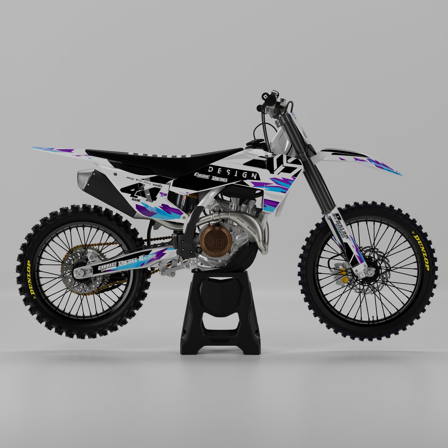 Husqvarna 350 pbr Compatibili con i principali modelli Husqvarna: TC 50 / 65 / 85 / 125 / 250 / 300 – 2T FC 250 / 350 / 450 – 4T Motocross TE 150 / 250 / 300 – Enduro 2T FE 250 / 350 / 450 / 501 – Enduro 4T EE 3 / EE 5 – Elettriche junior Vitpilen e Svartpilen – Per kit universali o custom