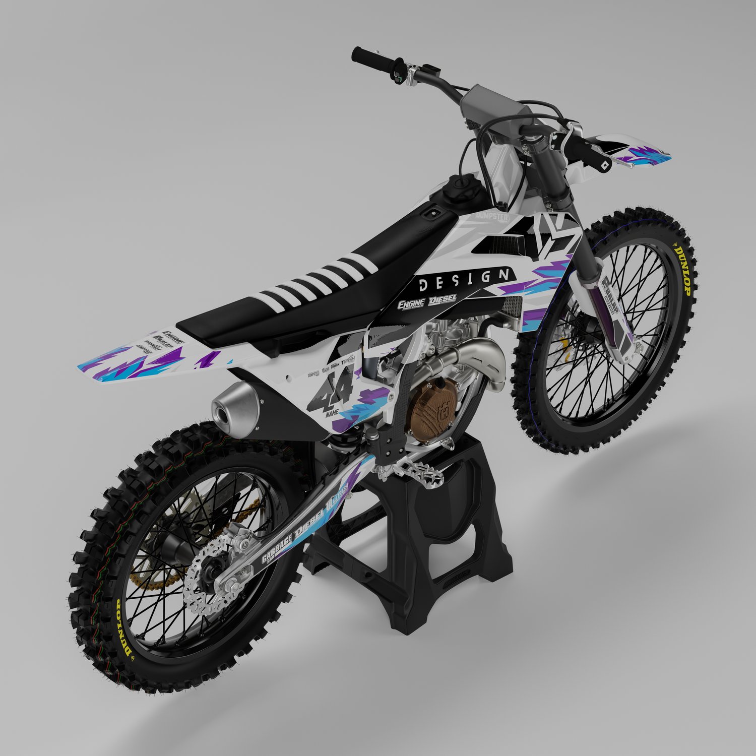 Husqvarna 350 pbr Compatibili con i principali modelli Husqvarna: TC 50 / 65 / 85 / 125 / 250 / 300 – 2T FC 250 / 350 / 450 – 4T Motocross TE 150 / 250 / 300 – Enduro 2T FE 250 / 350 / 450 / 501 – Enduro 4T EE 3 / EE 5 – Elettriche junior Vitpilen e Svartpilen – Per kit universali o custom