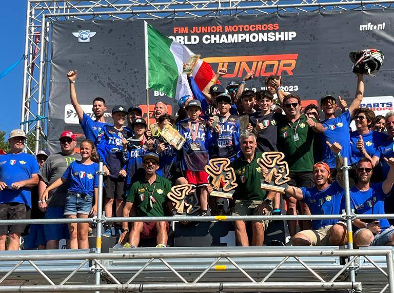 Mondiale Motocross Junior 2025 Italia motocross giovanile Romagné motocross piloti motocross italiani minicross 65 cc, 85 cc, 125 cc motocross giovanile internazionale