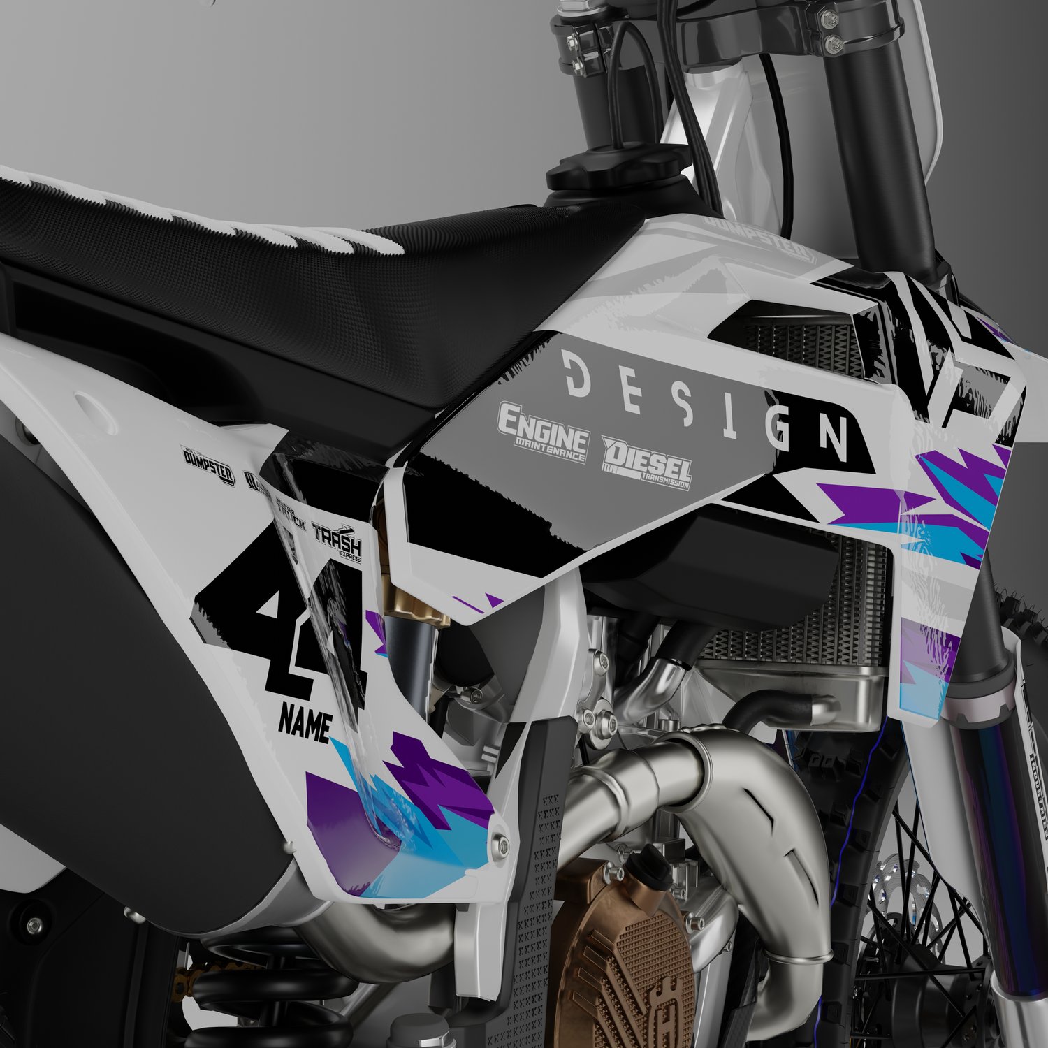 Husqvarna 350 pbr Compatibili con i principali modelli Husqvarna: TC 50 / 65 / 85 / 125 / 250 / 300 – 2T FC 250 / 350 / 450 – 4T Motocross TE 150 / 250 / 300 – Enduro 2T FE 250 / 350 / 450 / 501 – Enduro 4T EE 3 / EE 5 – Elettriche junior Vitpilen e Svartpilen – Per kit universali o custom