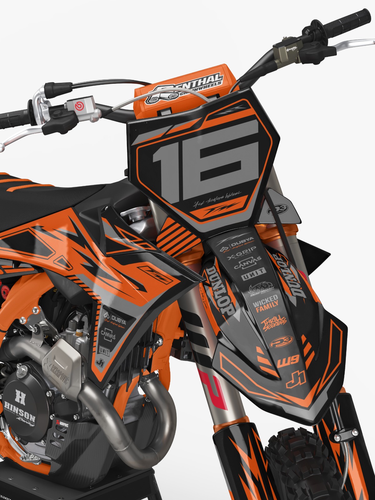 Kit grafiche ktm frostbite