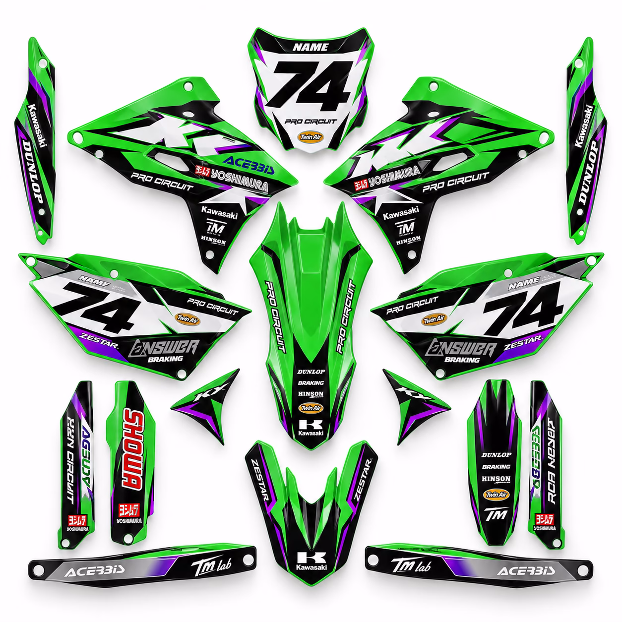 grafiche kawasaki valin