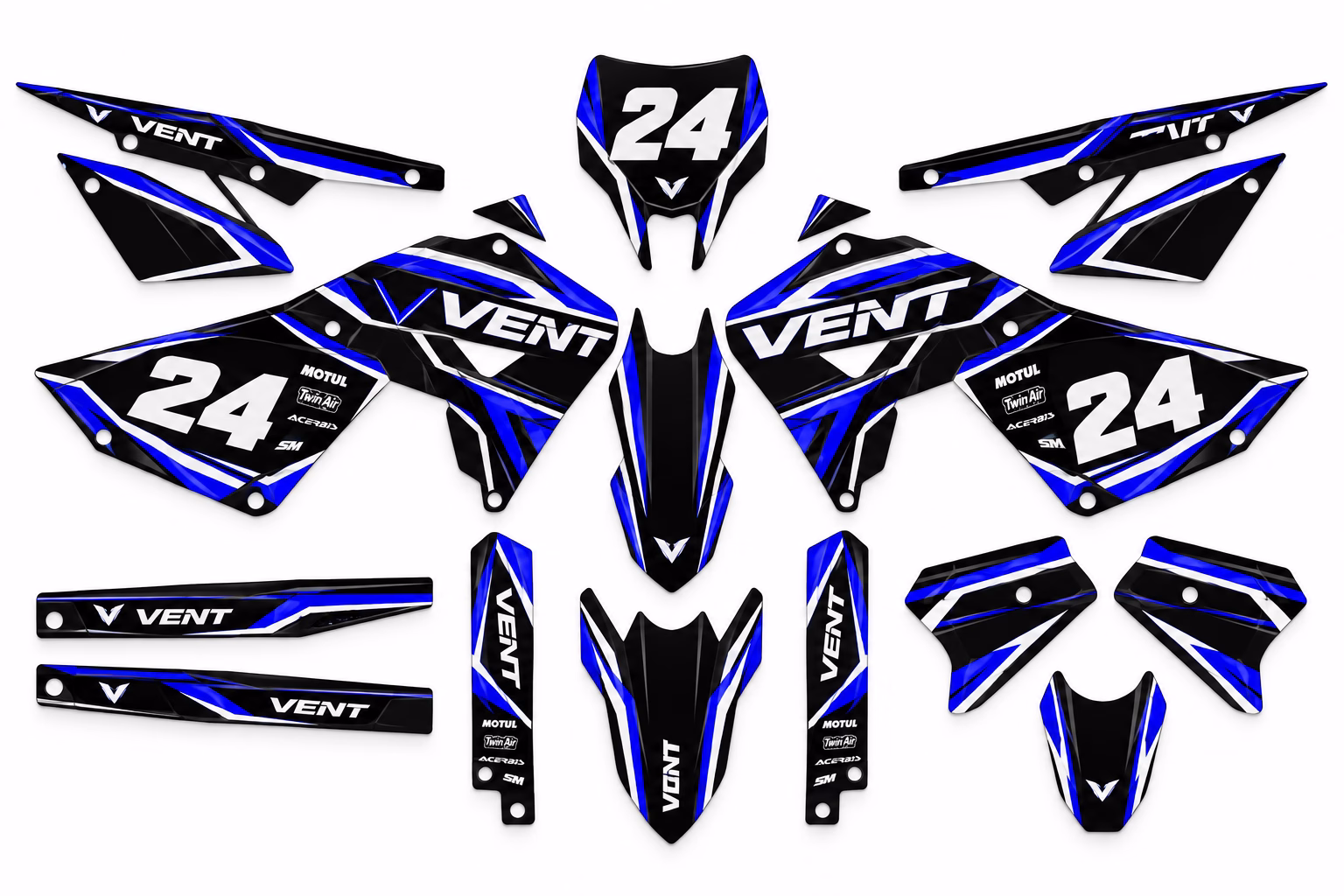 VENT CABASS – Kit Grafiche Adesive Personalizzate per Raptor, Baja, Skate e Derapage - immagine 2